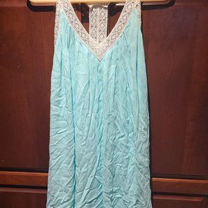 teal boho dress size S